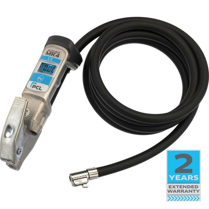 PCL DAC4061 | ACCURA MK4 Tyre Inflator 2.7m Hose Single Clip-on Connector