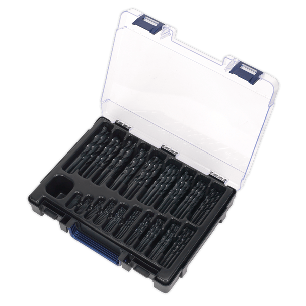Sealey DBS170RF │ HSS Roll Forged Drill Bit Assortment 1-10mm 170pc