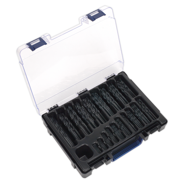 Sealey DBS170RF │ HSS Roll Forged Drill Bit Assortment 1-10mm 170pc