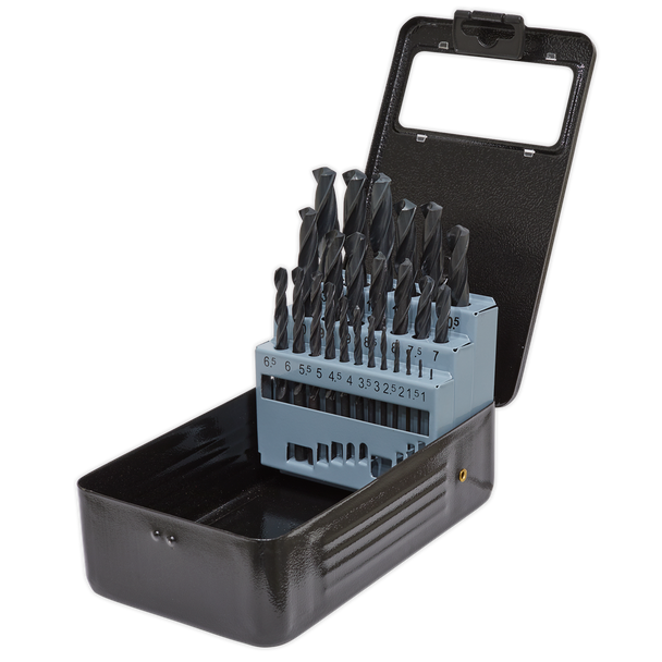 Sealey DBS25RF │ HSS Roll Forged Drill Bit Set 25pc