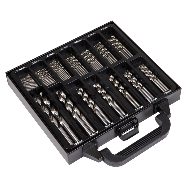 Sealey DBS99FG │ HSS Fully Ground Drill Bit Set 99pc