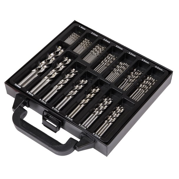Sealey DBS99FG │ HSS Fully Ground Drill Bit Set 99pc