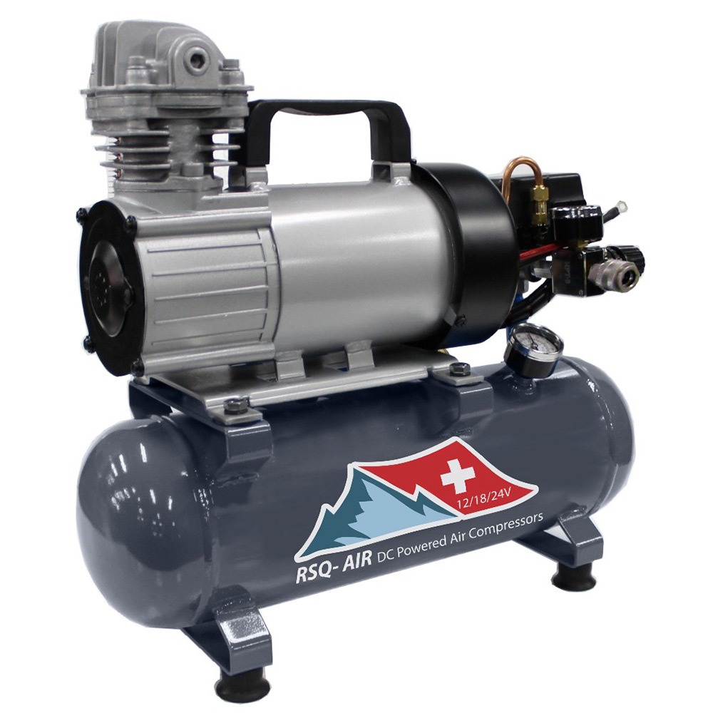 RSQ-AIR-DD0706-12V (12 Volt) ⏐ 3.4 CFM Silenced Air Compressor