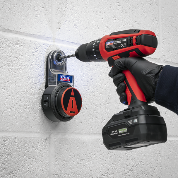Sealey DDE01 │ Vacuum Drill Dust Extractor with Laser Light & Spirit Level 3.7V