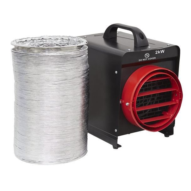 Sealey DEH2001 │ Industrial Fan Heater with Ducting 2kW/230V