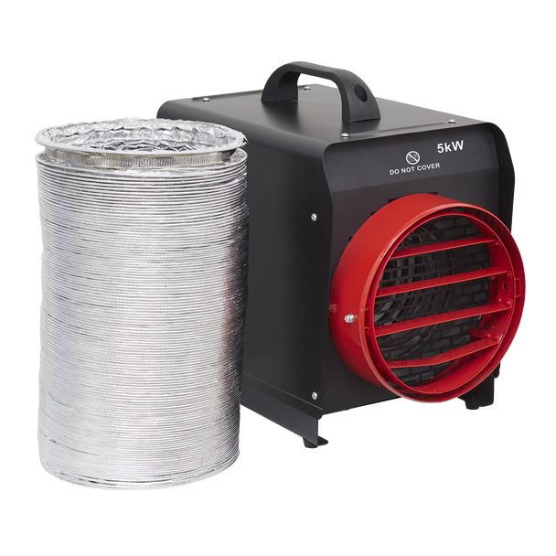 Sealey DEH5001 │ Industrial Fan Heater with Ducting 5kW/400V