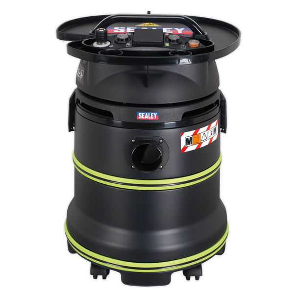 Sealey DFS35M │ M Class Dust-Free Industrial Wet & Dry Vacuum Cleaner 35L with Autostart for Air/Electric Power Tools 1000W/230V