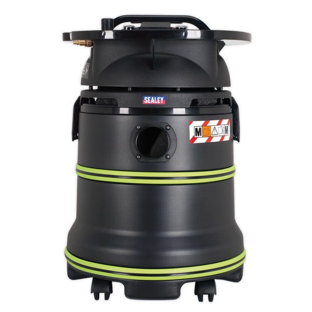 Sealey DFS35M │ M Class Dust-Free Industrial Wet & Dry Vacuum Cleaner 35L with Autostart for Air/Electric Power Tools 1000W/230V