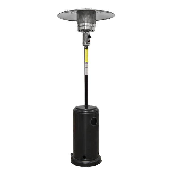 Sealey DG1 │ Dellonda Outdoor Garden Gas Patio Heater 13kW Commercial & Domestic Use, Black
