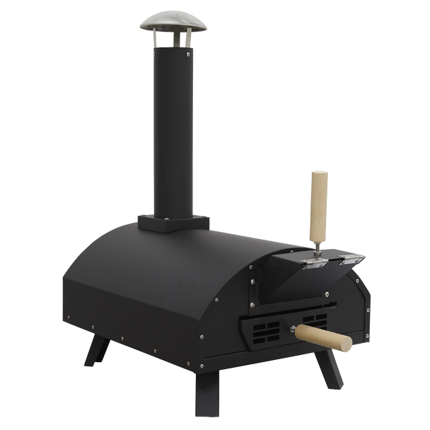 Sealey DG10 │ Dellonda Wood-Fired Pizza Oven 14" - Black