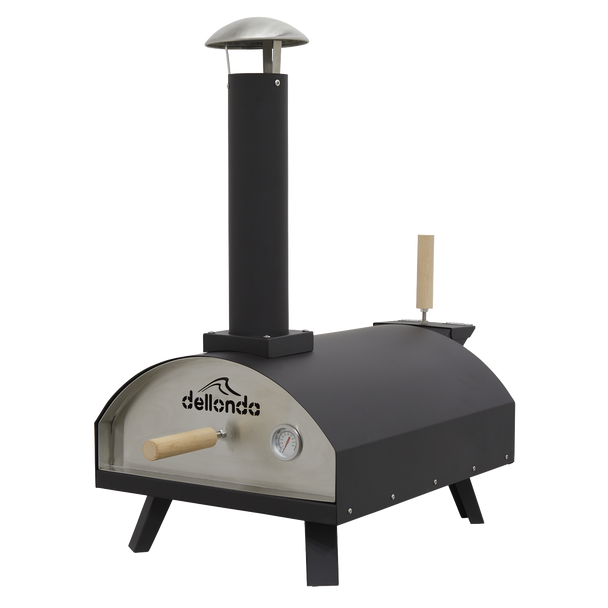 Sealey DG10 │ Dellonda Wood-Fired Pizza Oven 14" - Black