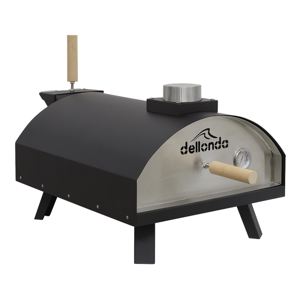 Sealey DG10 │ Dellonda Wood-Fired Pizza Oven 14" - Black
