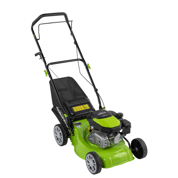 Sealey DG100 │ Dellonda Hand-Propelled Petrol Lawnmower Grass Cutter, 127cc 16"/41cm 4-Stroke