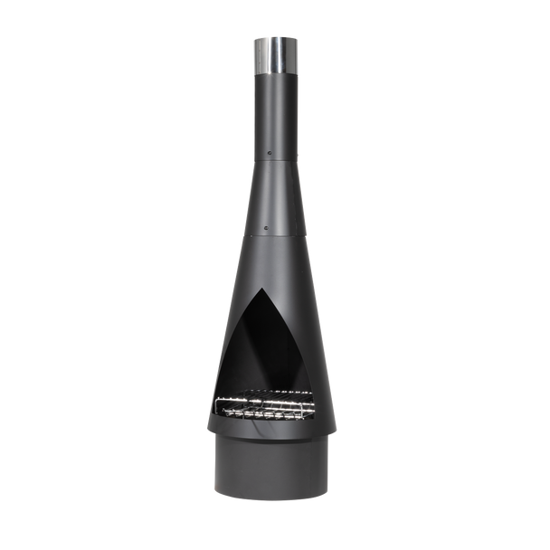 Sealey DG109 │ Dellonda Outdoor Chiminea, Fireplace, Fire Pit, Heater, Durable, Black Steel