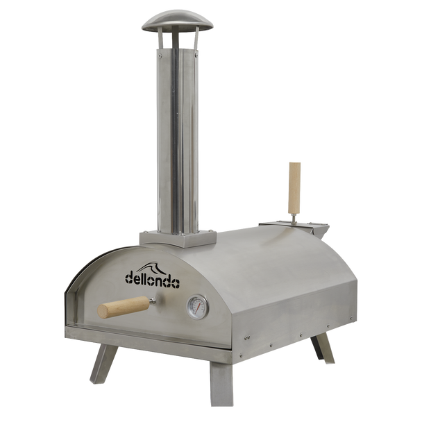 Sealey DG11 │ Dellonda Wood-Fired Pizza Oven 14" - Stainless Steel