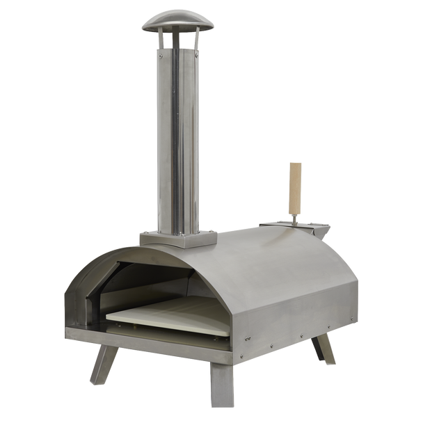 Sealey DG11 │ Dellonda Wood-Fired Pizza Oven 14" - Stainless Steel