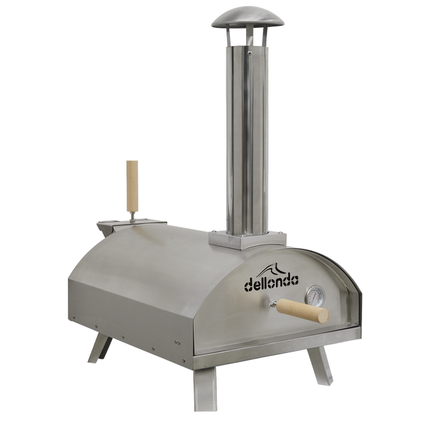 Sealey DG11 │ Dellonda Wood-Fired Pizza Oven 14" - Stainless Steel