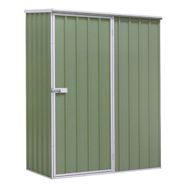 Sealey DG113 │ Dellonda Galvanized Steel Storage Shed with Pent Style Roof 150 x 80 x 190cm - Green