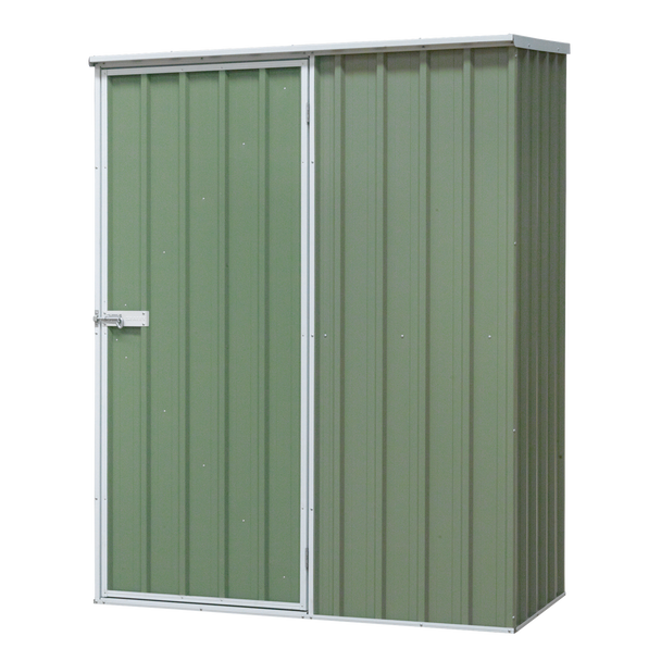 Sealey DG113 │ Dellonda Galvanized Steel Storage Shed with Pent Style Roof 150 x 80 x 190cm - Green