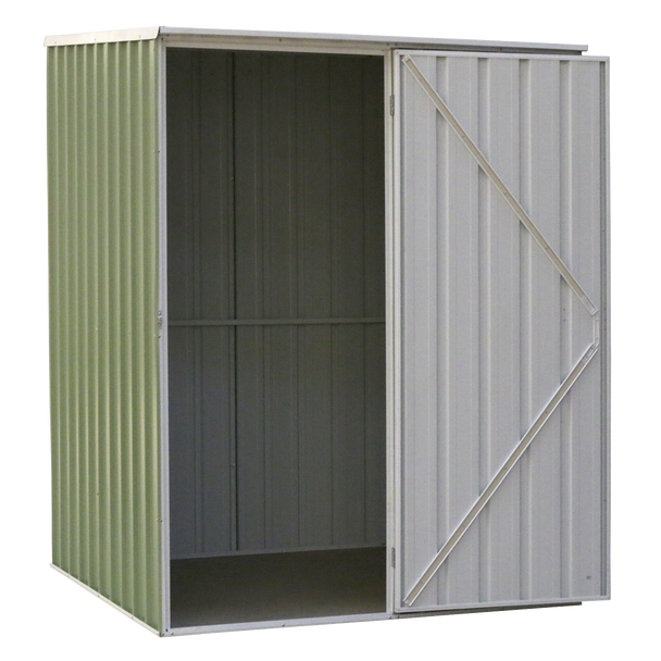 Sealey DG114 │ Dellonda Galvanized Steel Storage Shed with Pent Style Roof 151 x 151 x 200cm - Green