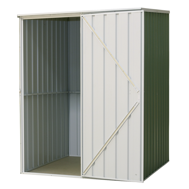 Sealey DG114 │ Dellonda Galvanized Steel Storage Shed with Pent Style Roof 151 x 151 x 200cm - Green