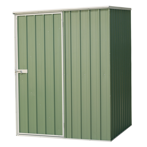 Sealey DG114 │ Dellonda Galvanized Steel Storage Shed with Pent Style Roof 151 x 151 x 200cm - Green