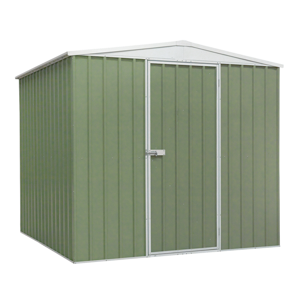 Sealey DG115 │ Dellonda Galvanized Steel Storage Shed with Apex Style Roof 230 x 230 x 220cm - Green