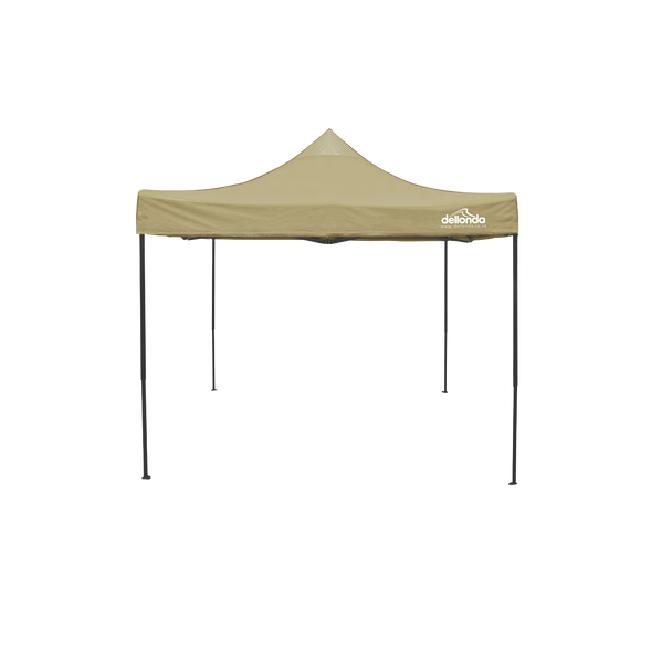 Sealey DG130 │ Dellonda Premium 3 x 3m Pop-Up Gazebo, PVC Coated, Water-Resistant Fabric, Supplied with Carry Bag, Rope, Stakes & Weight Bags - Beige Canopy