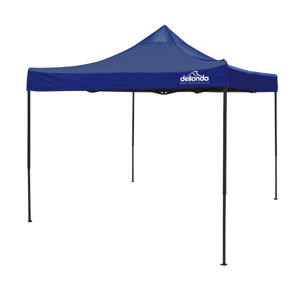 Sealey DG131 │ Dellonda Premium 3 x 3m Pop-Up Gazebo, PVC Coated, Water-Resistant Fabric, Supplied with Carry Bag, Rope, Stakes & Weight Bags - Blue Canopy