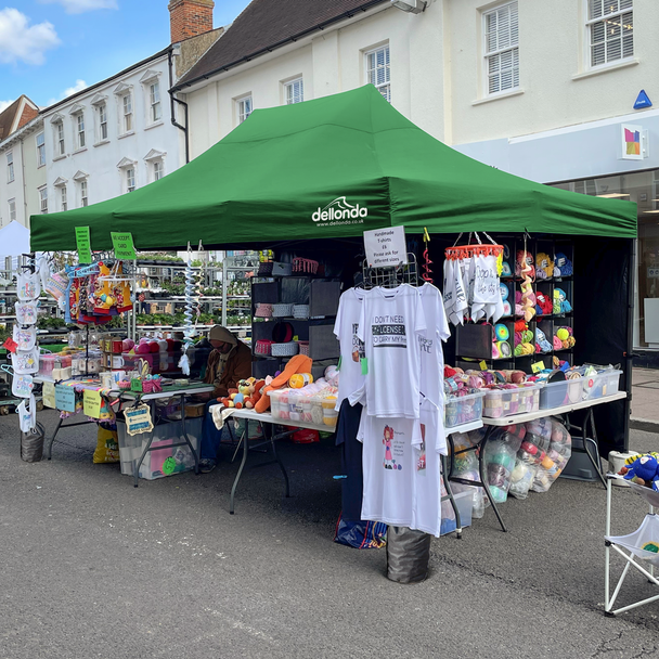 Sealey DG136 │ Dellonda Premium 3 x 4.5m Pop-Up Gazebo, Heavy Duty, PVC Coated, Water-Resistant Fabric, Supplied with Carry Bag, Rope, Stakes & Weight Bags - Dark Green Canopy