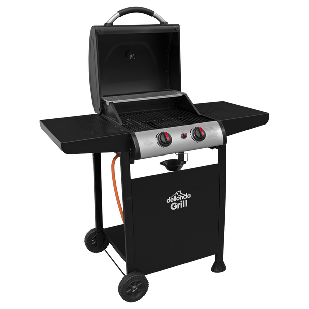 Sealey DG13 │ Dellonda 2 Burner Gas BBQ Grill with Piezo Ignition & Thermometer
