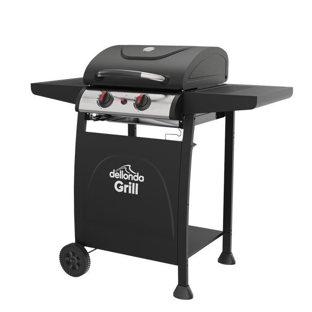 Sealey DG13 │ Dellonda 2 Burner Gas BBQ Grill with Piezo Ignition & Thermometer