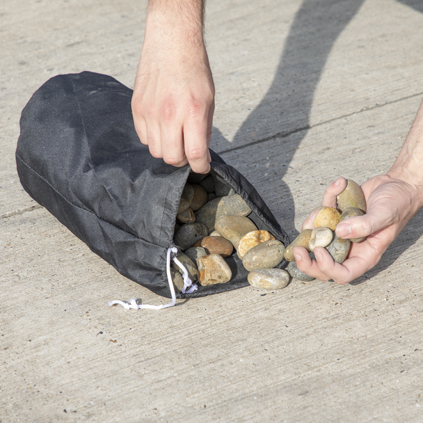 Sealey DG140 │ Dellonda Premium 3x6m Pop-Up Gazebo, Heavy Duty, PVC Coated, Water-Resistant Fabric, Supplied with Carry Bag, Rope, Stakes & Weight Bags - Dark Green Canopy