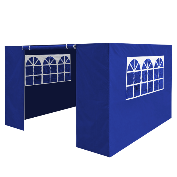 Sealey DG143 │ Dellonda Premium Side Walls/Doors/Windows for Gazebo/Marquee, Fits 2 x 2m Models - Blue
