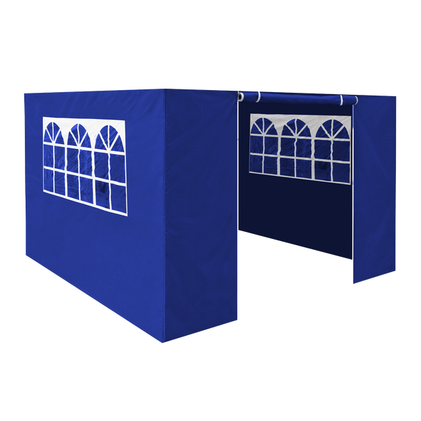Sealey DG143 │ Dellonda Premium Side Walls/Doors/Windows for Gazebo/Marquee, Fits 2 x 2m Models - Blue