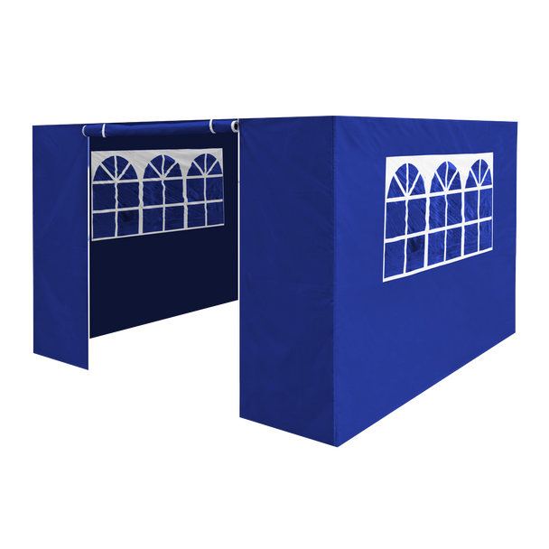 Sealey DG147 │ Dellonda Premium Gazebo/Marquee Side Walls/Doors/Windows, Fits 3 x 3m Models - Blue