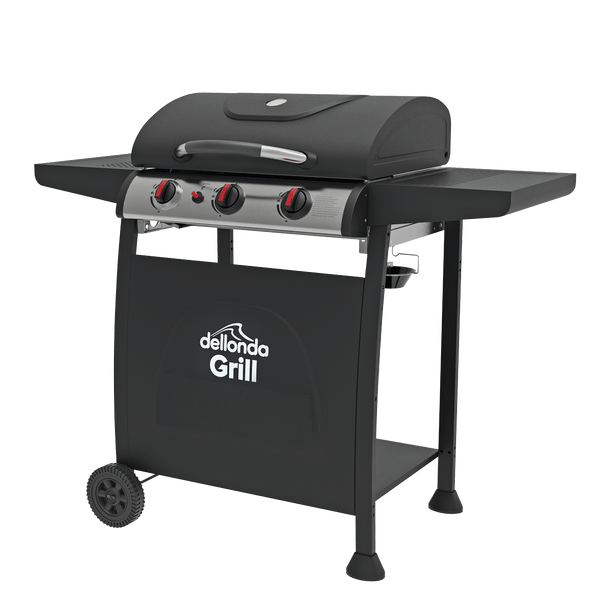 Sealey DG14 │ Dellonda 3 Burner Gas BBQ Grill with Piezo Ignition & Thermometer
