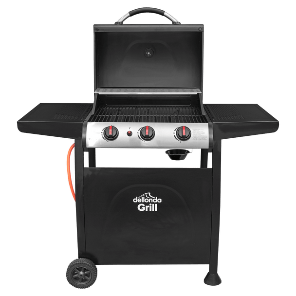 Sealey DG14 │ Dellonda 3 Burner Gas BBQ Grill with Piezo Ignition & Thermometer