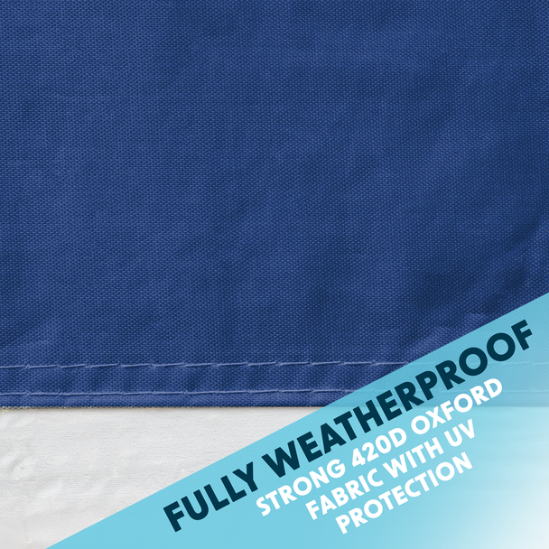 Sealey DG151 │ Dellonda Premium Side Walls/Doors/Windows for Gazebo/Marquee, Fits 3 x 4.5m Models - Blue