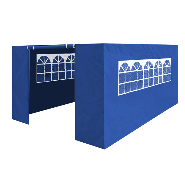 Sealey DG151 │ Dellonda Premium Side Walls/Doors/Windows for Gazebo/Marquee, Fits 3 x 4.5m Models - Blue