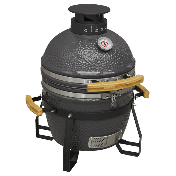 Sealey DG158 │ Dellonda Deluxe 16"(40cm) Ceramic Kamado Style BBQ
