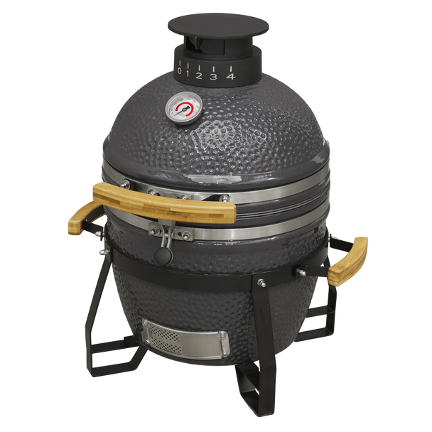 Sealey DG158 │ Dellonda Deluxe 16"(40cm) Ceramic Kamado Style BBQ