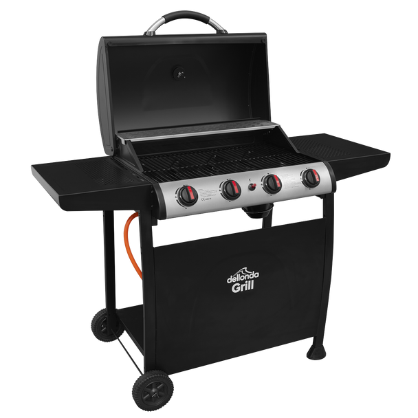 Sealey DG15 │ Dellonda 4 Burner Gas BBQ Grill with Piezo Ignition & Thermometer