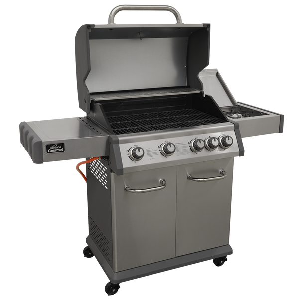 Sealey DG17 │ Dellonda 4+1 Burner Deluxe Gas BBQ Grill with Piezo Ignition & Thermometer - Stainless Steel