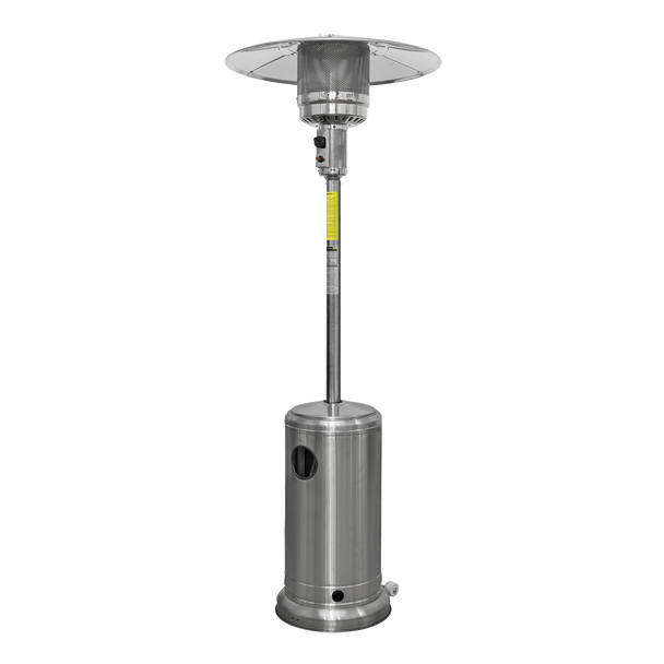 Sealey DG2 │ Dellonda Outdoor Garden Gas Patio Heater 13kW Commercial & Domestic Use, Stainless Steel