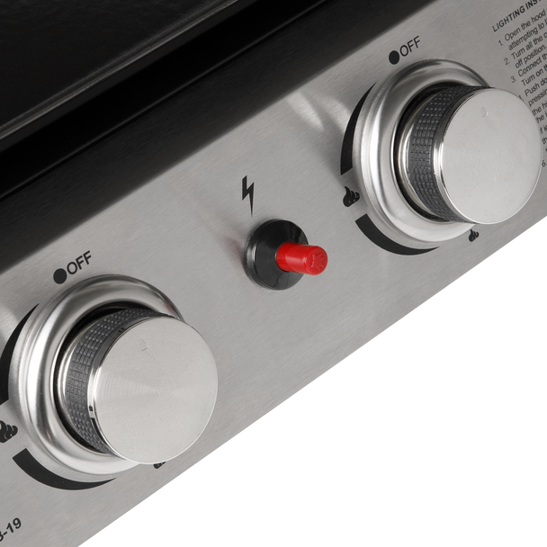 Sealey DG21 │ Dellonda 2 Burner Portable Gas Plancha