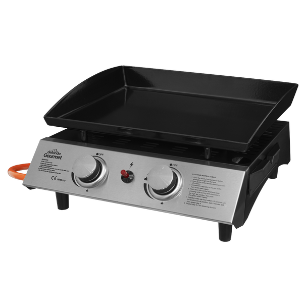 Sealey DG21 │ Dellonda 2 Burner Portable Gas Plancha