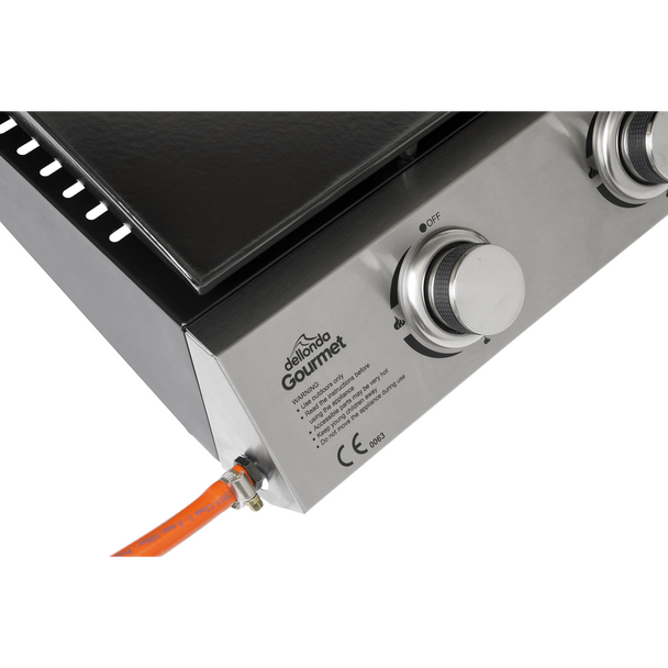 Sealey DG22 │ Dellonda 3 Burner Portable Gas Plancha