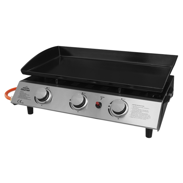 Sealey DG22 │ Dellonda 3 Burner Portable Gas Plancha