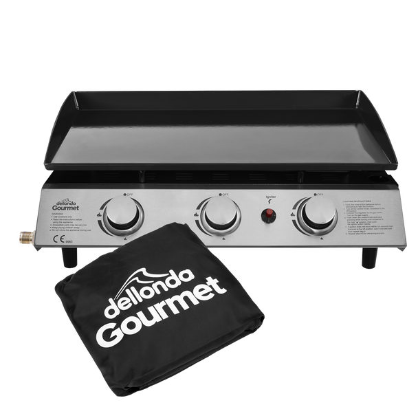 Sealey DG233 │ Dellonda 3 Burner Portable Gas Plancha & Cover